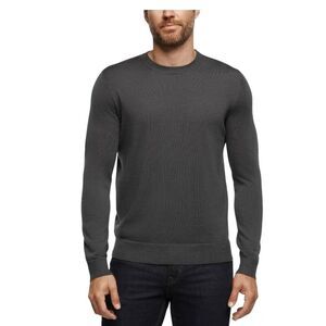 Banana Republic Men's Charcoal Silk/Cashmere Knit Crew Neck Sweater EUC